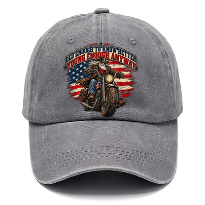 Old Enough To Know Better Young Enough Anyway Old Man Strong Classic Cap – Urban Haze