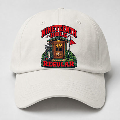 Nineteenth Hole Regular Golf Life Baseball Cap – Off White