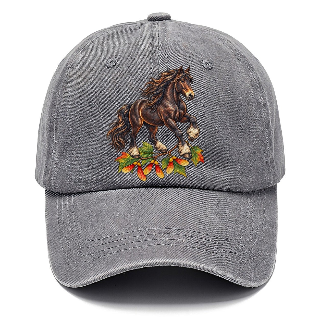 Canadian Horse And Sugar Maple Samaras Canada Cultural Icons Classic Cap – Urban Haze