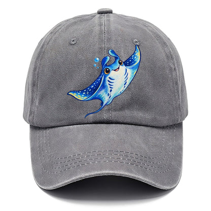 Manta Ray Upward Glide Sea Sprite Classic Cap – Urban Haze