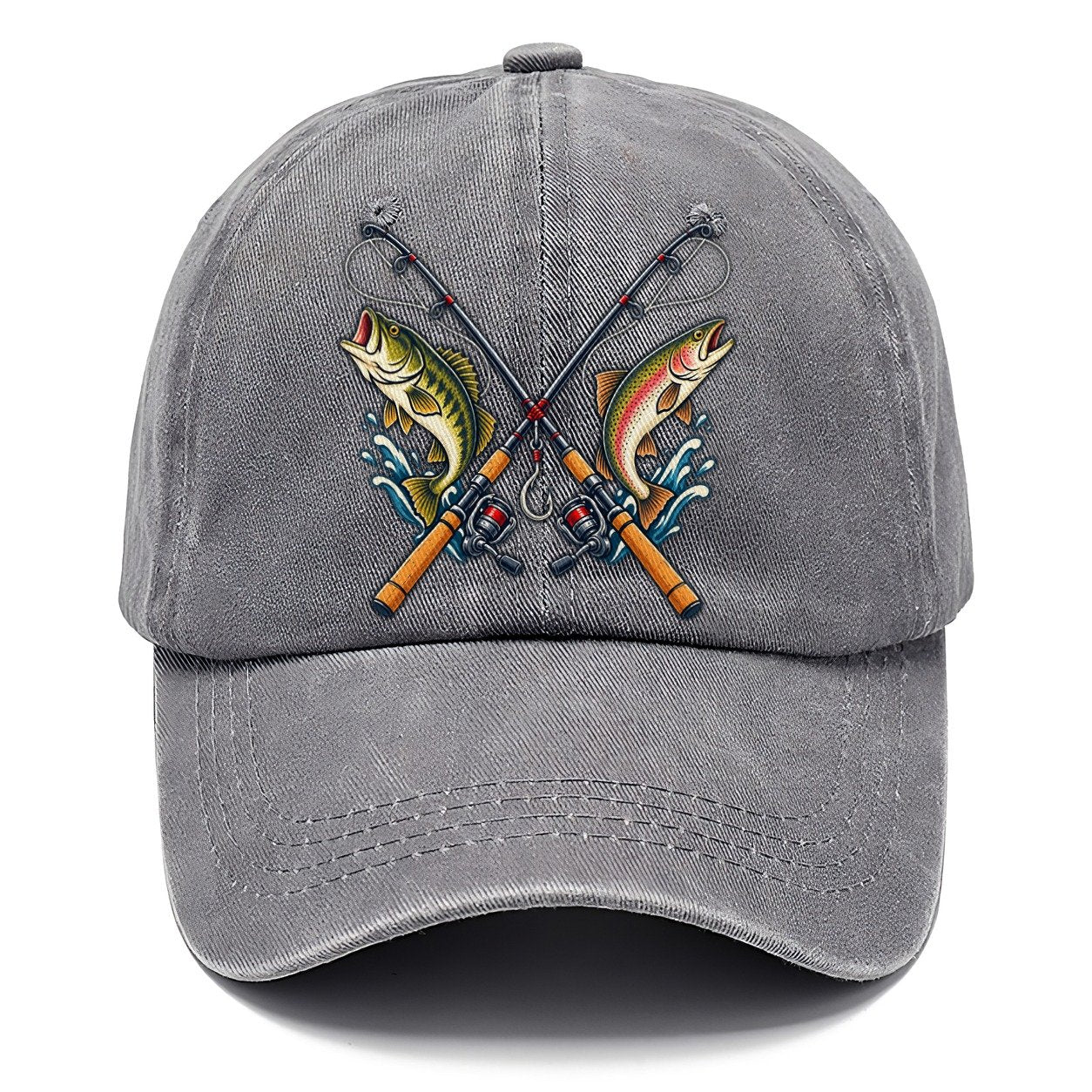 Crossed Rods Fishing Elegant Classic Cap – Urban Haze