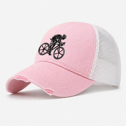 Weekend Peloton Cycling Life Washed Trucker Hat – Light Pink