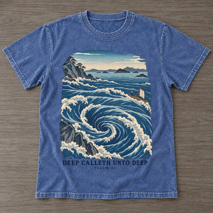 Washed Blue — front view