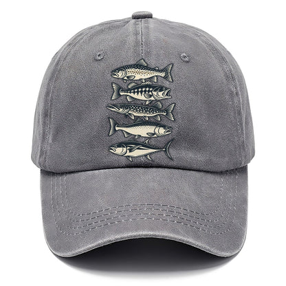 Fish School Stack Fishing Elegant Classic Cap – Urban Haze