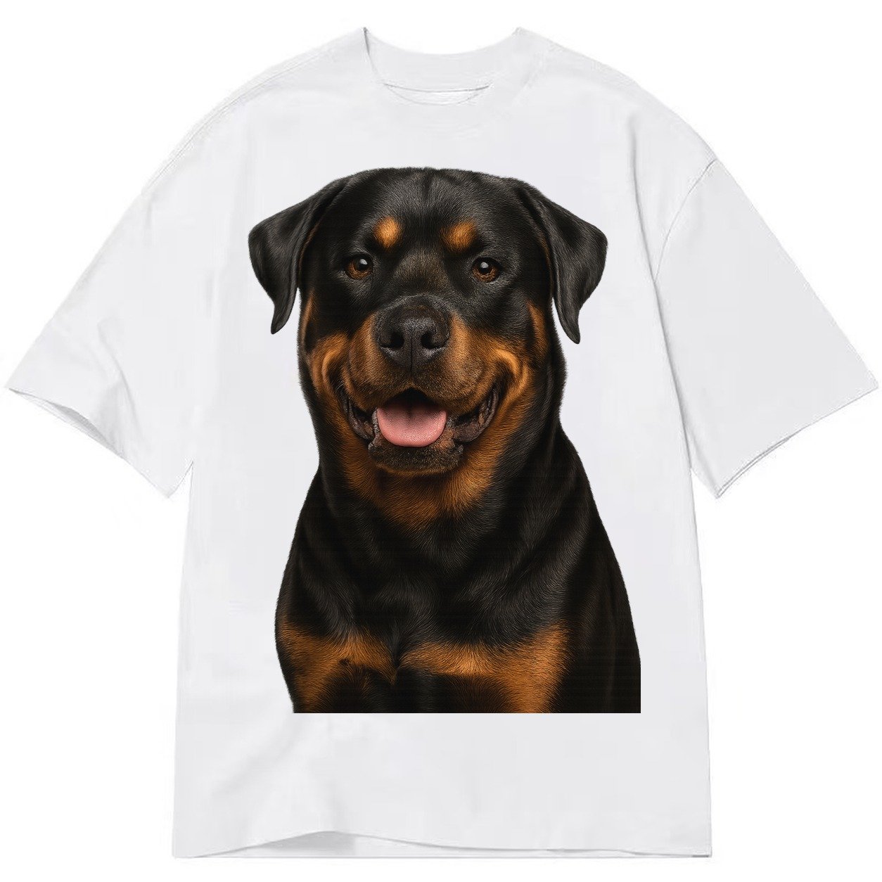 Rottweiler Powerful Guardian Classic T-shirt – White