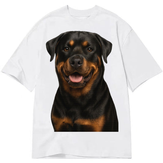 Rottweiler Powerful Guardian Classic T-shirt – White