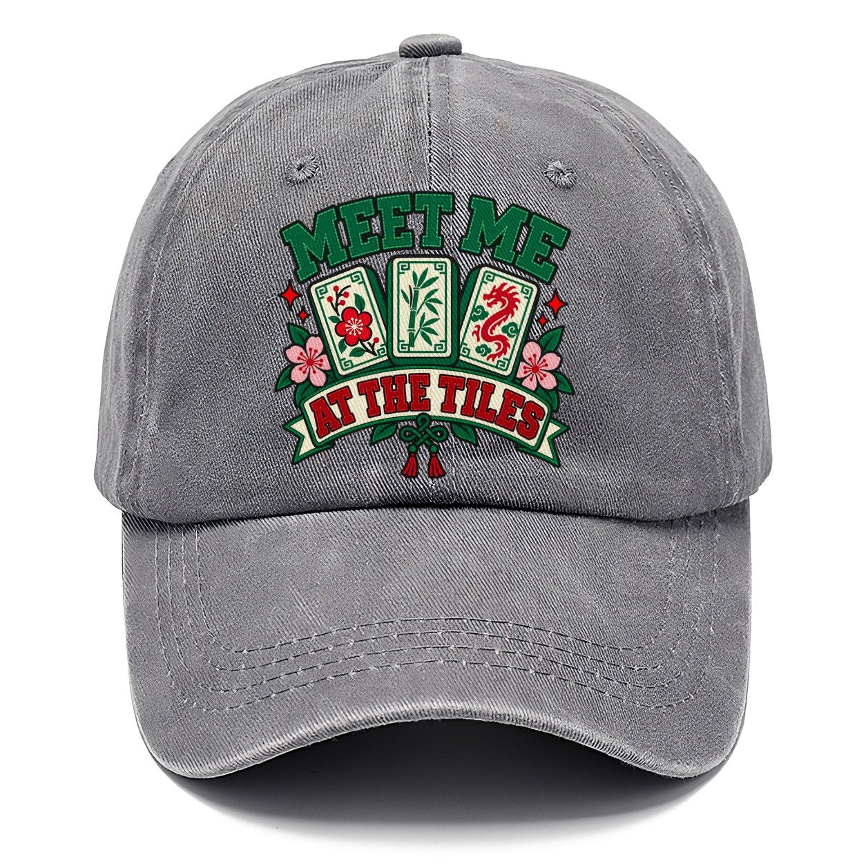 Meet Me At The Tiles Mahjong Game Night Classic Cap – Urban Haze