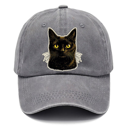 Golden Eyed Black Cat Classic Cap – Urban Haze