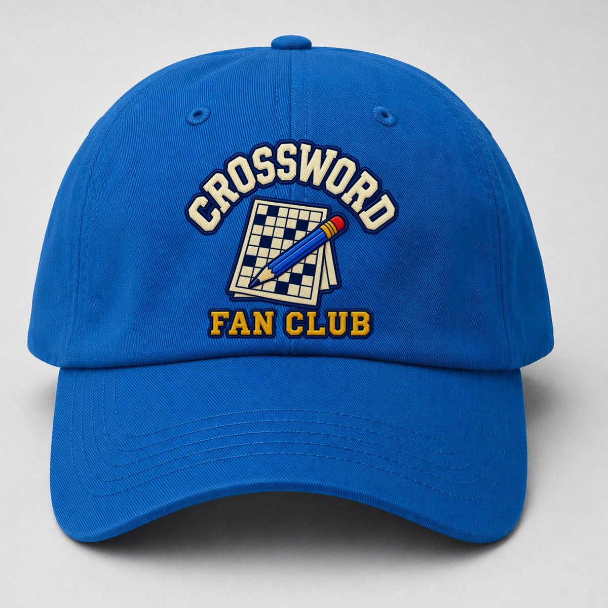 Crossword Fan Club Baseball Cap – Blue