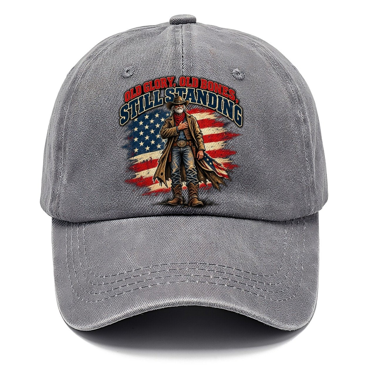 Old Glory Old Bones Still Standing Old Man Strong Classic Cap – Urban Haze