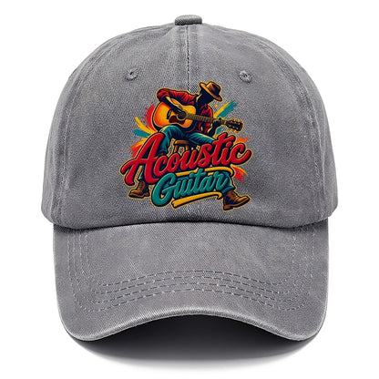 Acoustic Guitar Wordmark Music Instruments Classic Cap – Urban Haze