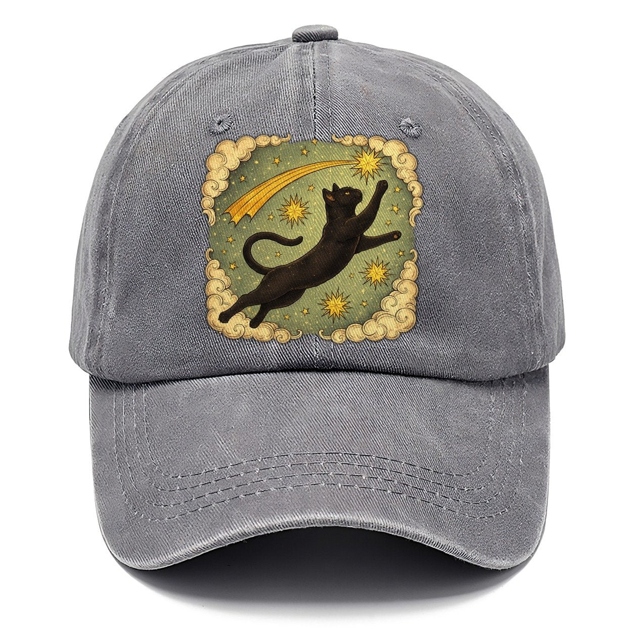 Celestial Black Cat Classic Cap – Urban Haze