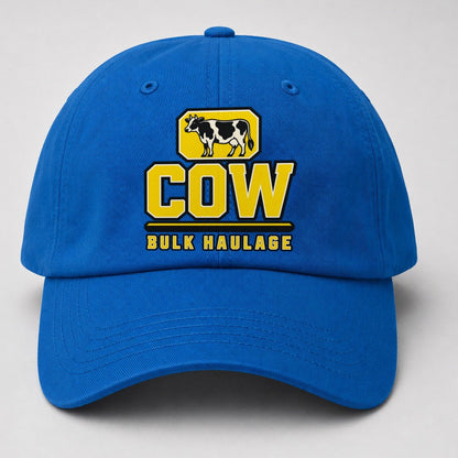 Cow Bulk Haulage Heavy Duty Baseball Cap – Blue