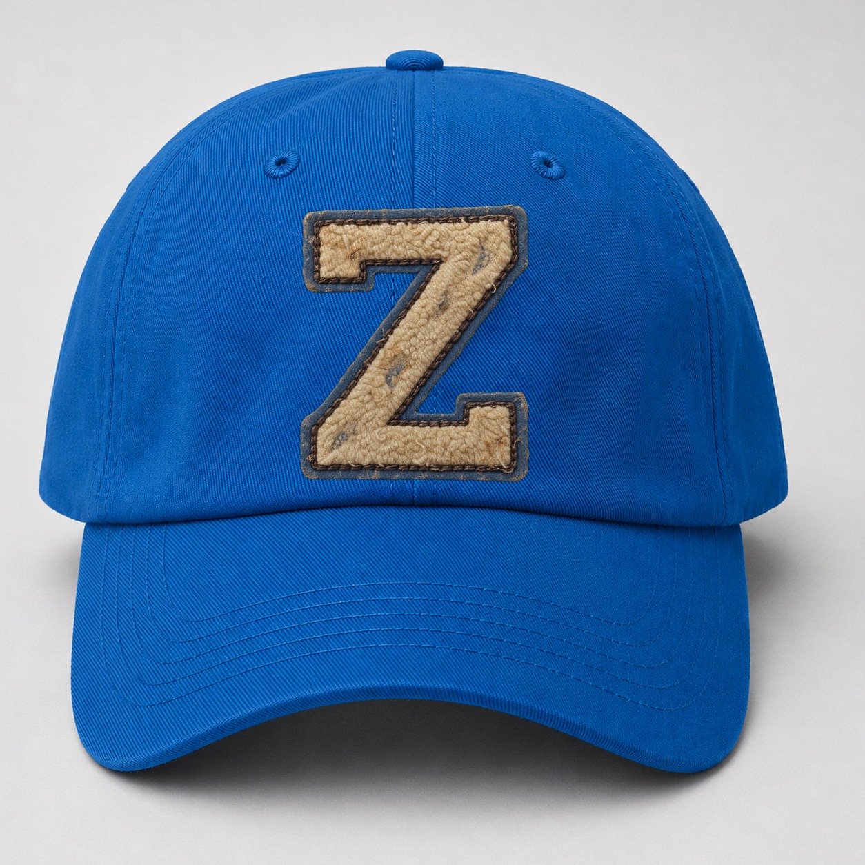 Varsity Chenille Z Monogram Baseball Cap – Blue