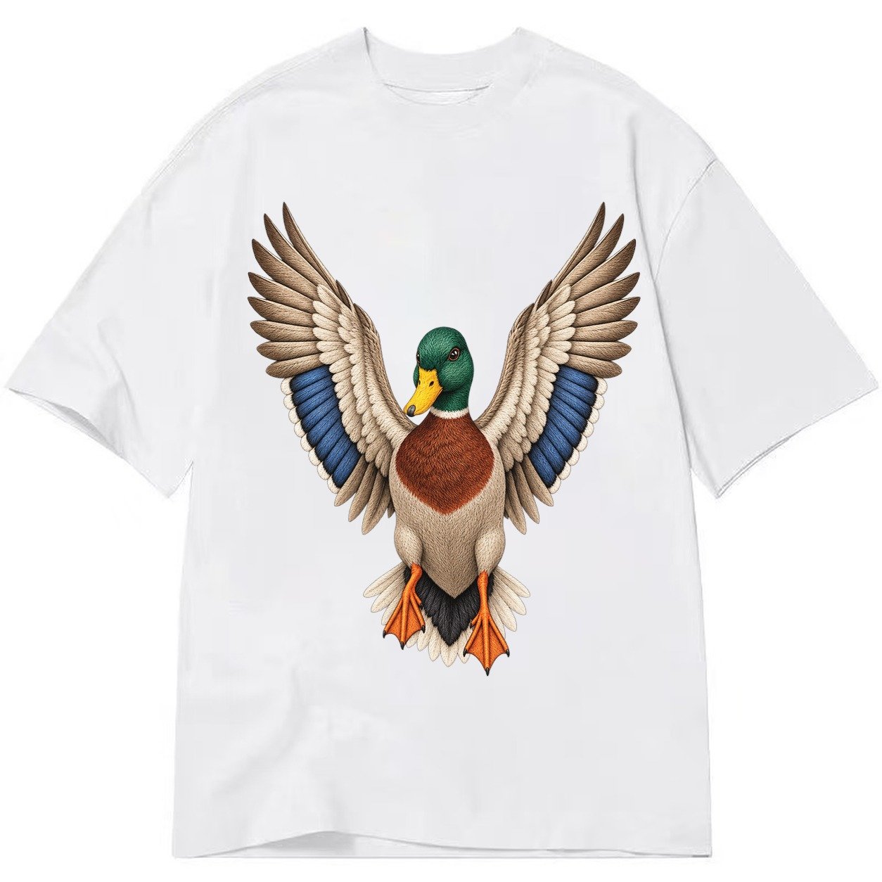 Mallard Majesty Classic T-shirt – White