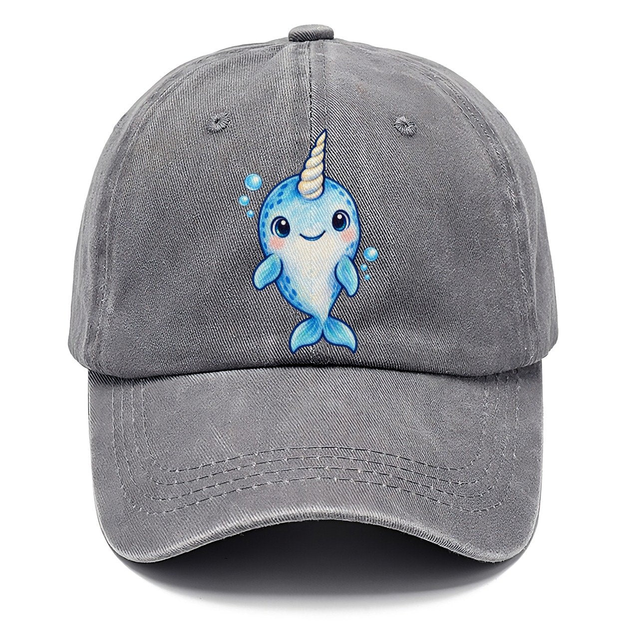 Narwhal Front Tusk Hello Sea Sprite Classic Cap – Urban Haze