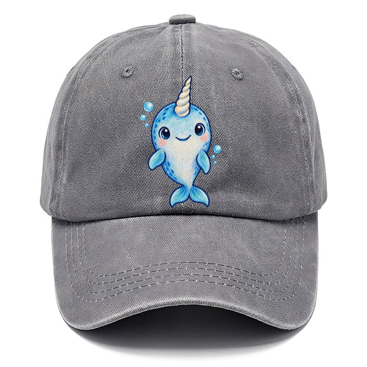 Narwhal Front Tusk Hello Sea Sprite Classic Cap – Urban Haze