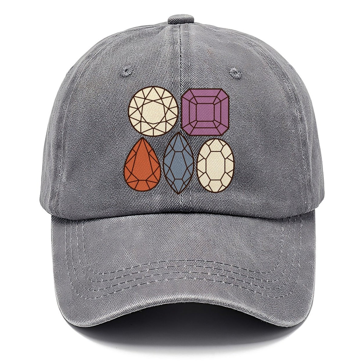 Gem Cut Silhouette Set Rocks And Minerals Classic Cap – Urban Haze