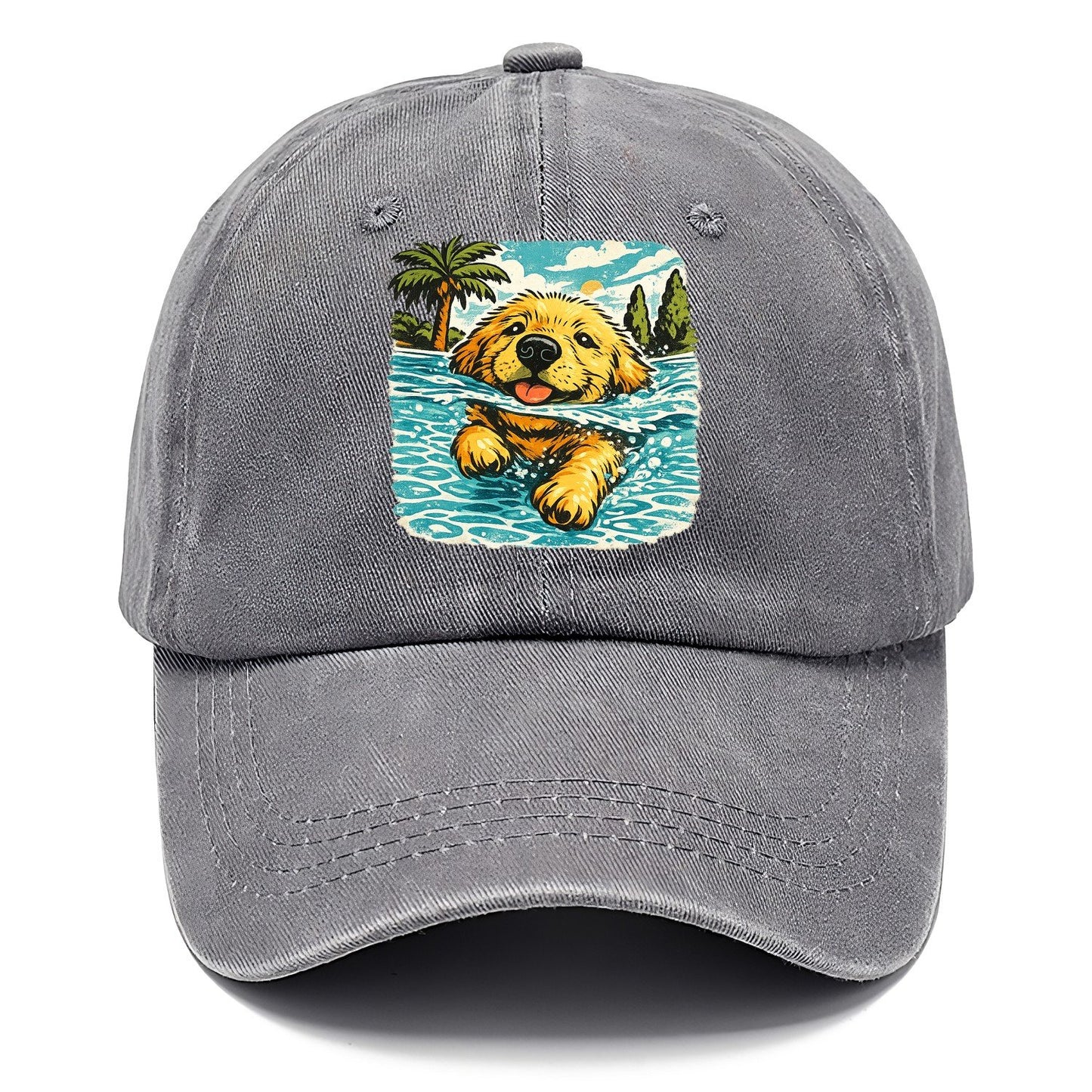 Golden Retriever Pool Pup Classic Cap – Urban Haze