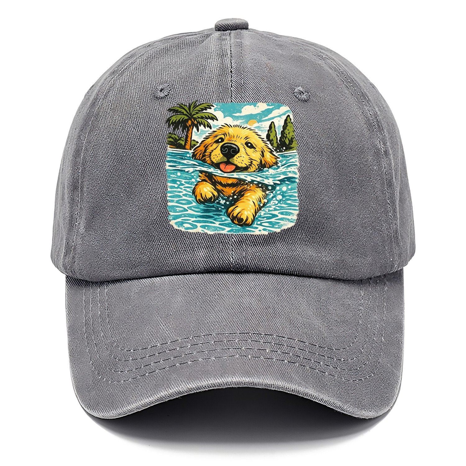 Golden Retriever Pool Pup Classic Cap – Urban Haze