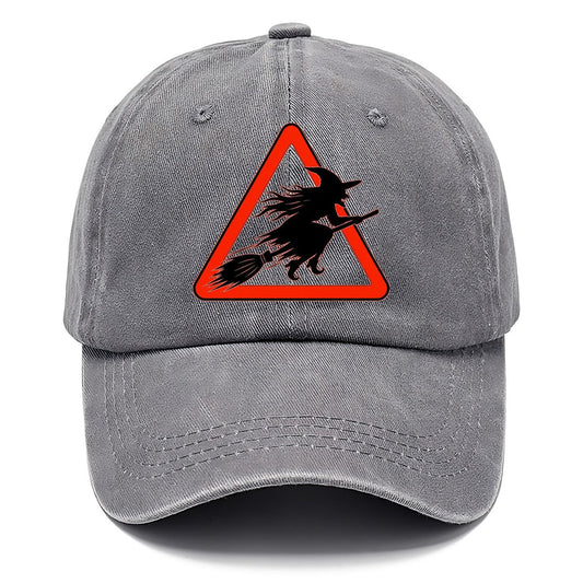 Witch Crossing Warning Sign Classic Cap – Urban Haze