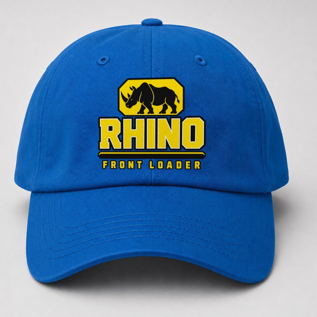 Rhino Front Loader Heavy Duty Baseball Cap – Blue