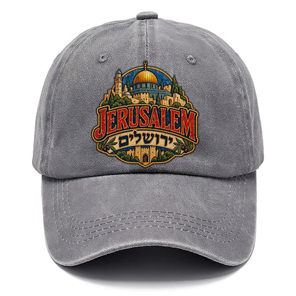 Retro Yerushalayim Script Jerusalem Classic Cap – Urban Haze