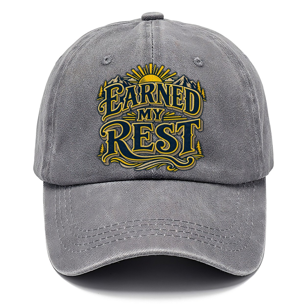 Earned My Rest Retired Living Classic Cap – Urban Haze