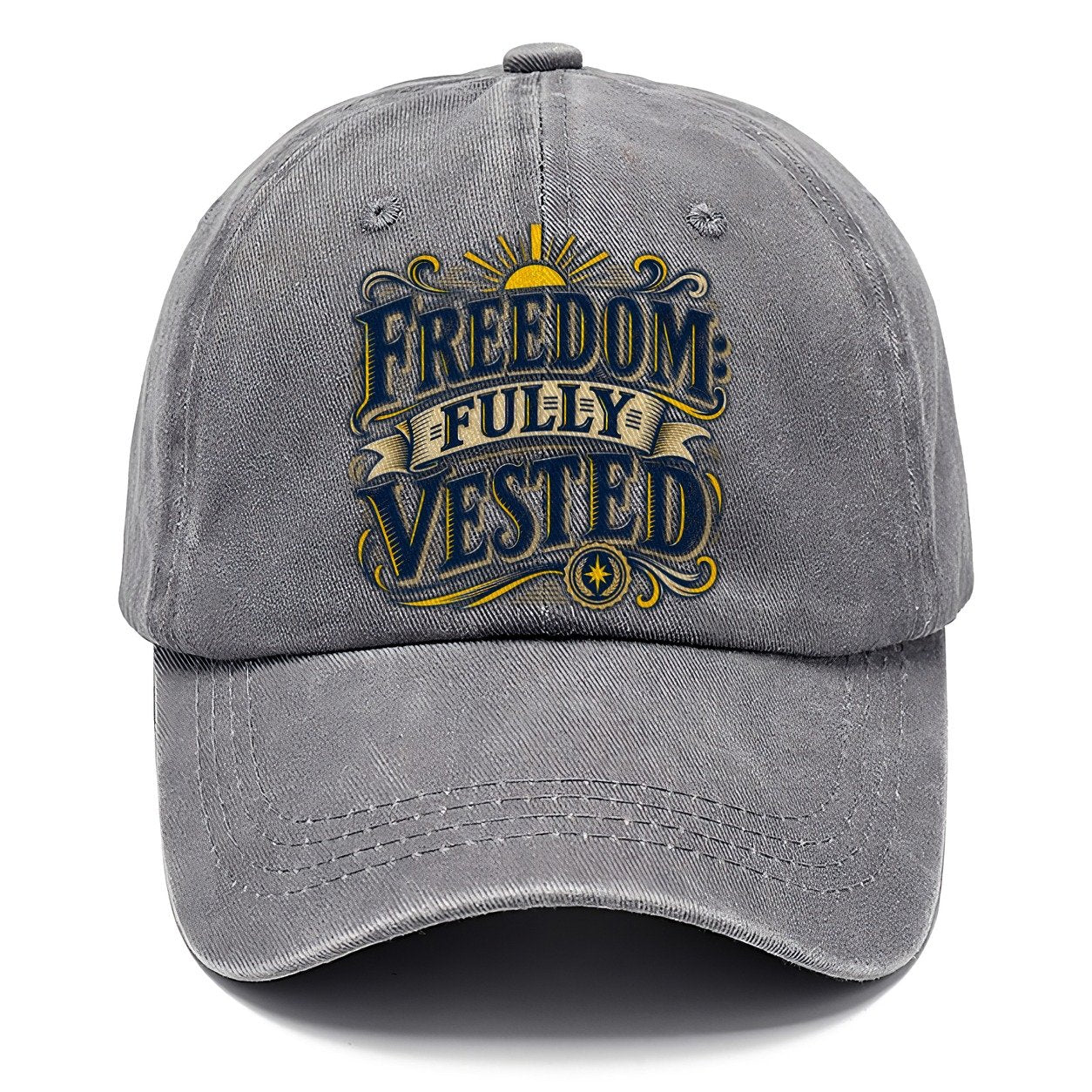Freedom Fully Vested Retired Living Classic Cap – Urban Haze