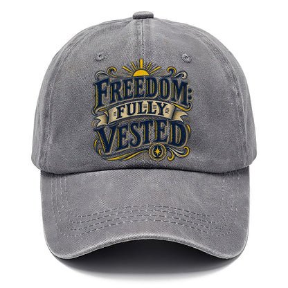 Freedom Fully Vested Retired Living Classic Cap – Urban Haze