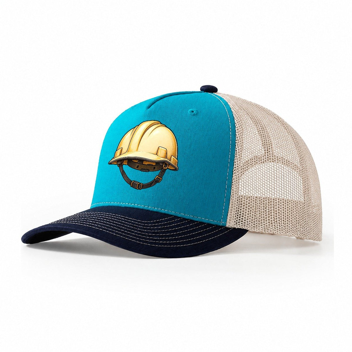 Hard Hat Heavy Duty Trucker Hat – Teal Navy