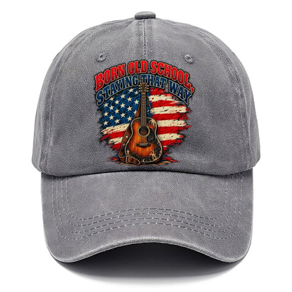 Born Old School Staying That Way Old Man Strong Classic Cap – Urban Haze