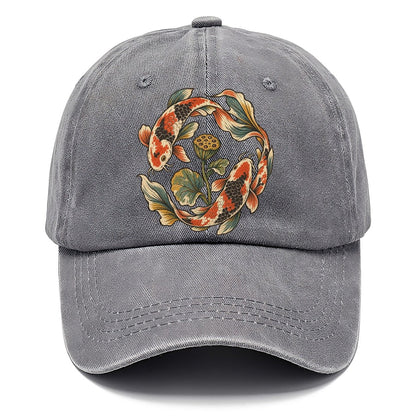 Koi Around Lotus Seedpod Gentle Wild Classic Cap – Urban Haze