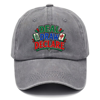 Deal Draw Declare Mahjong Game Night Classic Cap – Urban Haze