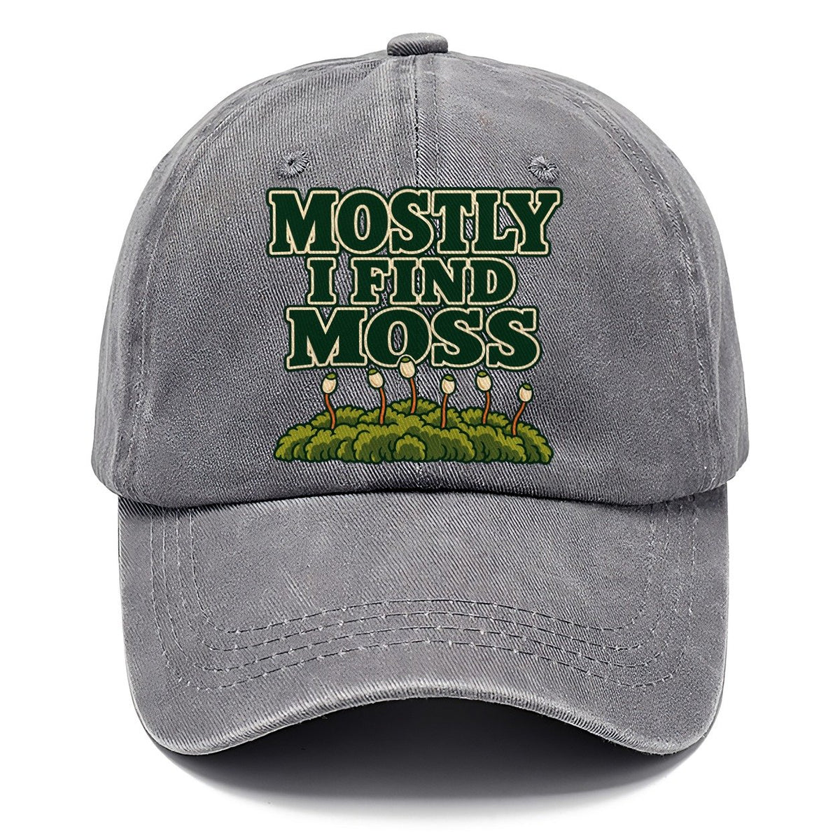 Mostly I Find Moss Foraging And Mycology Classic Cap – Urban Haze