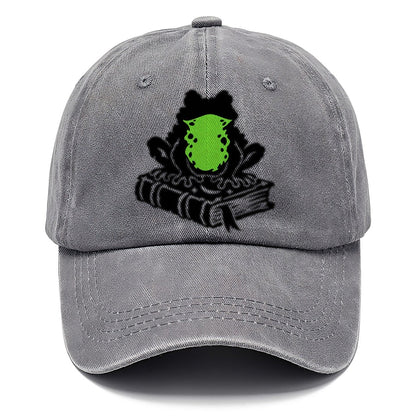 Familiar Toad On A Spellbook Witch Magic Classic Cap – Urban Haze