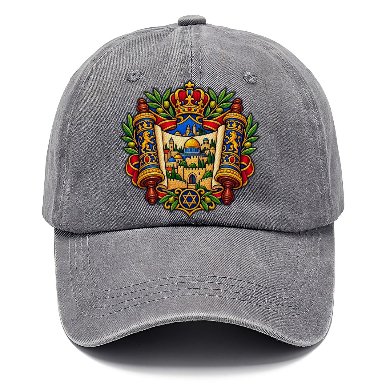 Unfurled Torah Scroll Jerusalem Classic Cap – Urban Haze