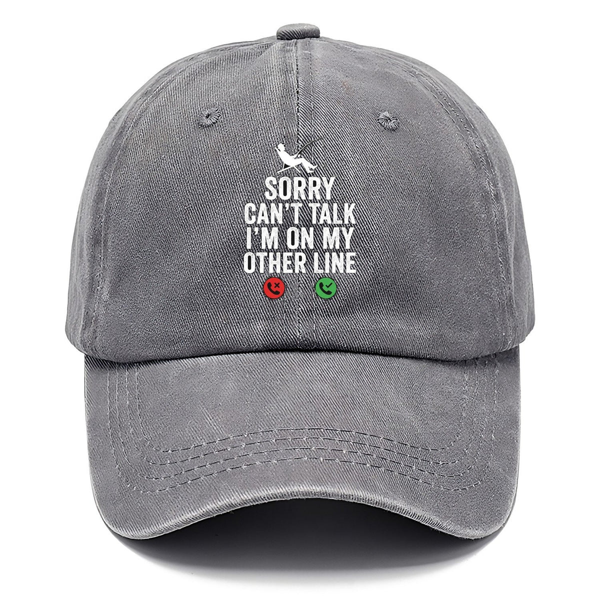 Sorry Cant Talk On My Other Line Classic Cap – Urban Haze