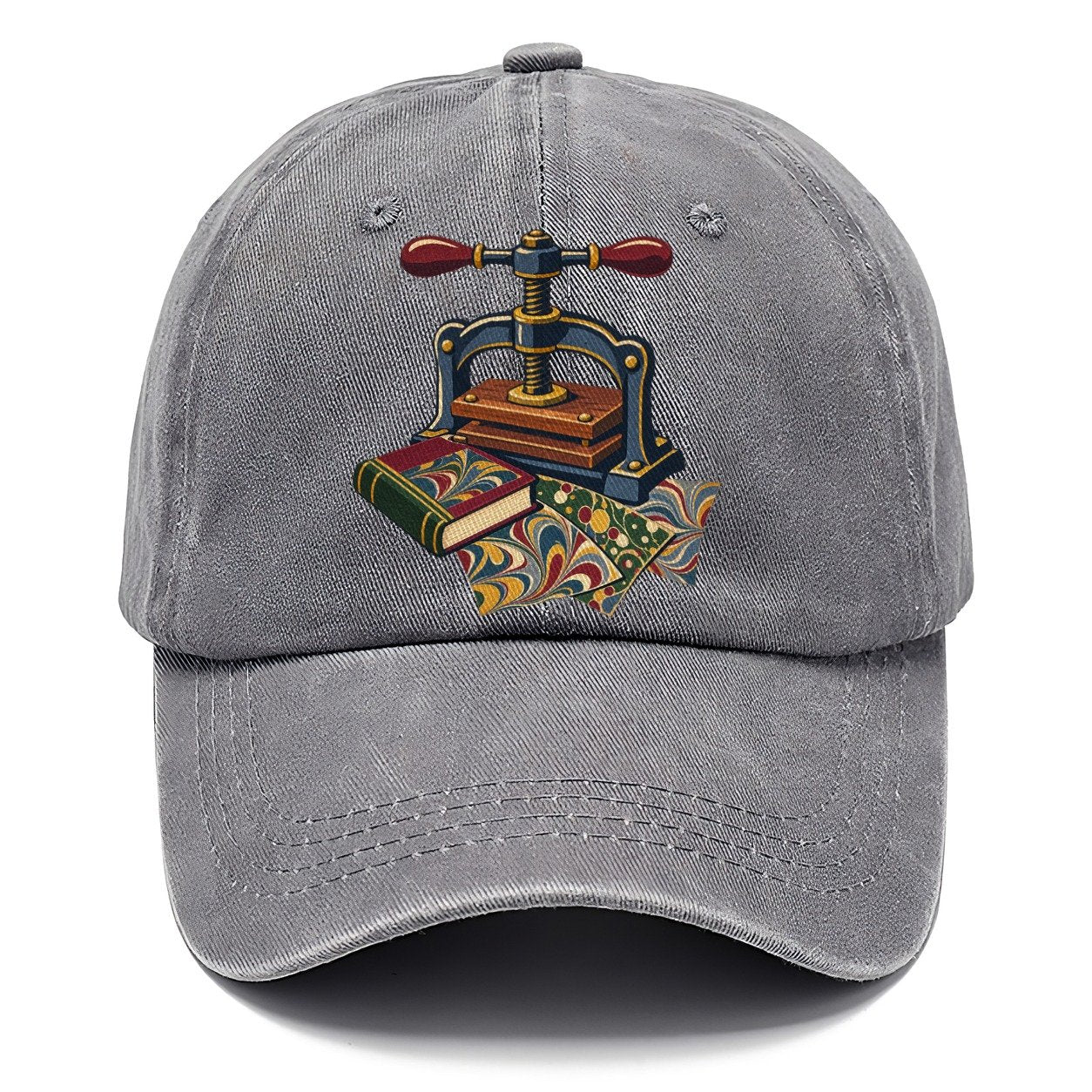 Bookbinder Press And Marbled Pages Uk Culture Heritage Classic Cap – Urban Haze