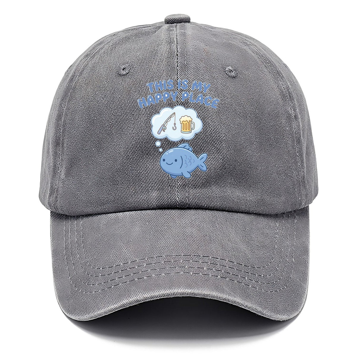 This Is My Happy Place Fishing Classic Cap – Urban Haze