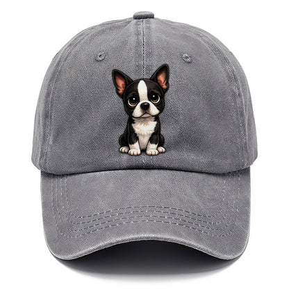 Boston Terrier Sitting Sweetheart Classic Cap – Urban Haze