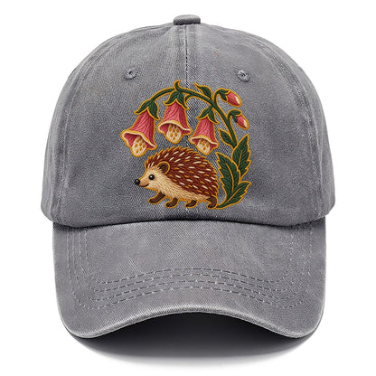English Foxglove And Hedgehog Uk Culture Heritage Classic Cap – Urban Haze