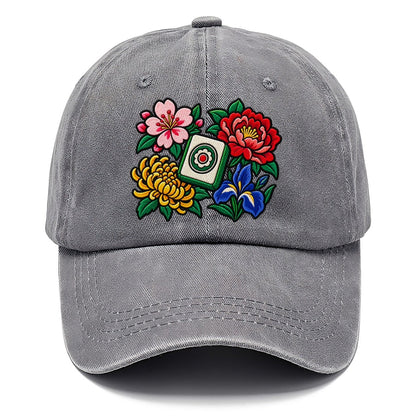 Flower Season Mahjong Game Night Classic Cap – Urban Haze