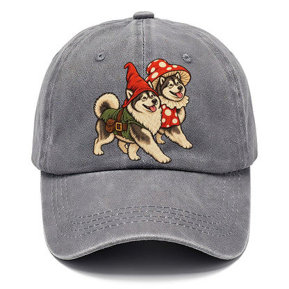 2 Alaskan Malamutes In Halloween Costumes Hdp 49 Parade Lineup Halloween Dog Parade Classic Cap – Urban Haze