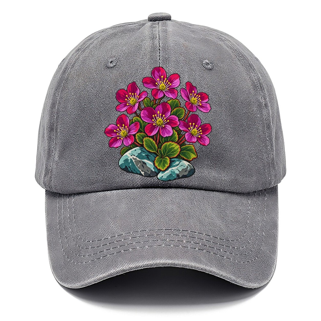 Nunavut Purple Saxifrage Canada Cultural Icons Classic Cap – Urban Haze