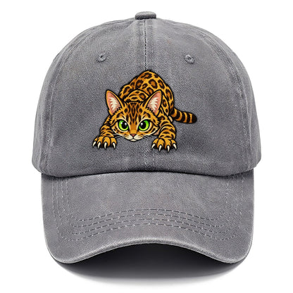 Bengal Crouching Peeking Cats Classic Cap – Urban Haze