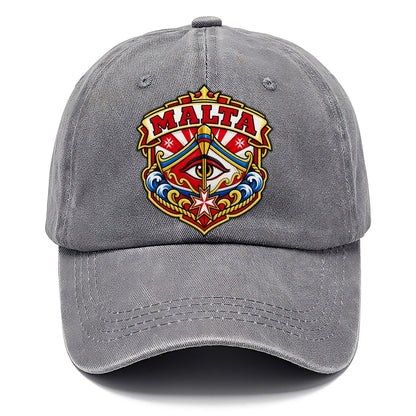 Malta Retro Badge Country Logos Classic Cap – Urban Haze