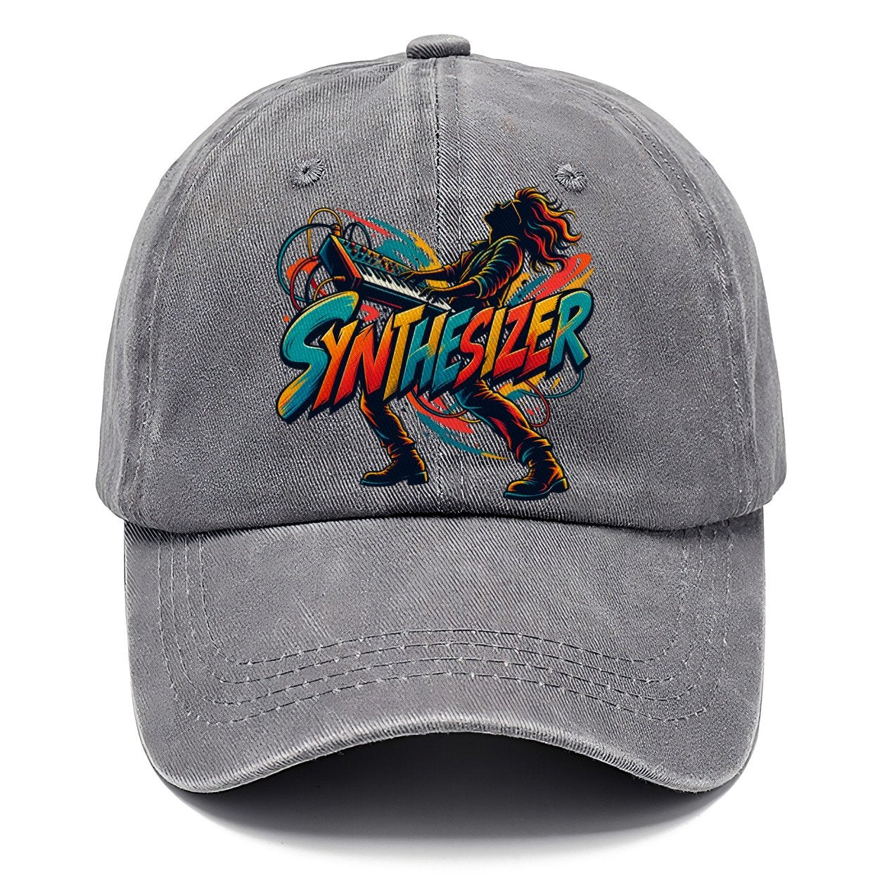 Synthesizer Wordmark Music Instruments Classic Cap – Urban Haze