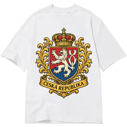 Czech Republic Lion Classic T-shirt – White