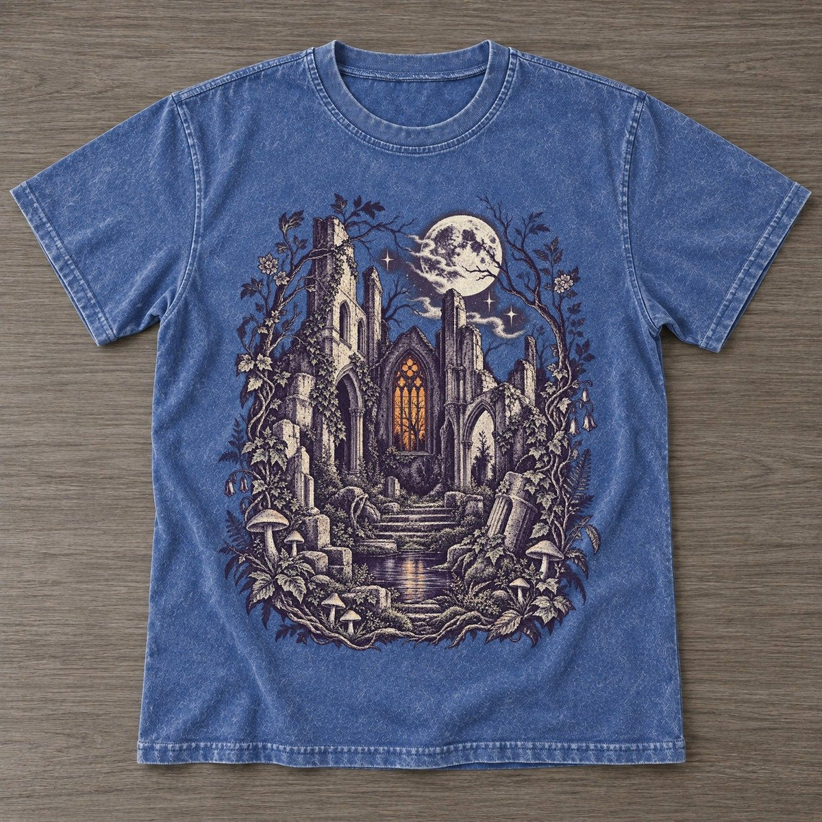 Washed Blue — front view